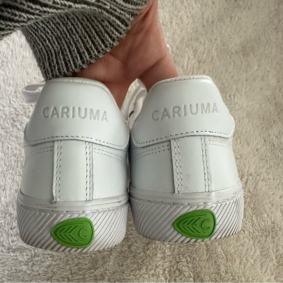 Cariuma Salvas white leather shoes sneaker size 8 - Picture 3 of 10
